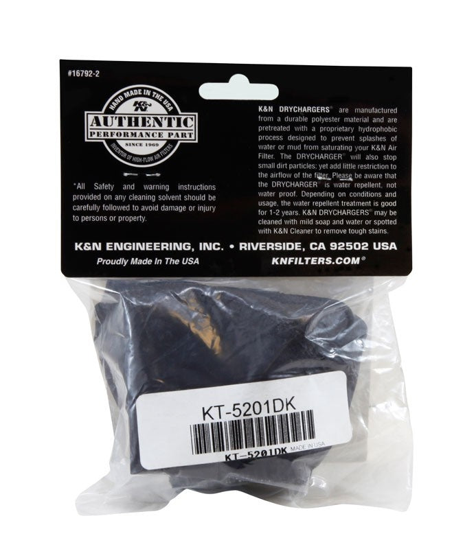 K&N Engineering K&N Air Filter Drycharger Wrap Black KT-5201DK