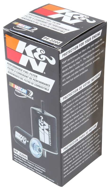 K&N Engineering K&N Cellulose Media Fuel Filter 3in OD x 5.625in L PF-2200