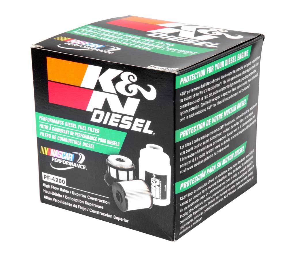 K&N Engineering K&N 03-09 Dodge Ram 5.9L L6 Diesel 3.375in OD x 3.969in L Fuel FIlter PF-4200