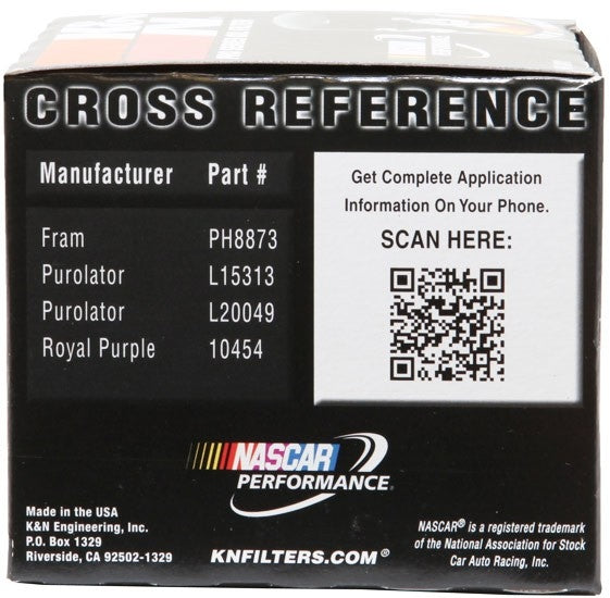 K&N Engineering K&N Oil Filter 3.688in OD x 3.406in H for Chevy/Pontiac/Oldsmobile/GMC PS-1011