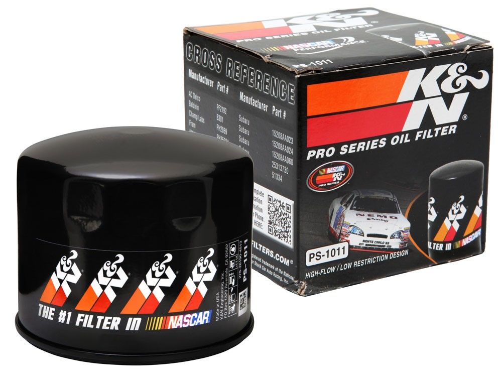K&N Engineering K&N Oil Filter 3.688in OD x 3.406in H for Chevy/Pontiac/Oldsmobile/GMC PS-1011