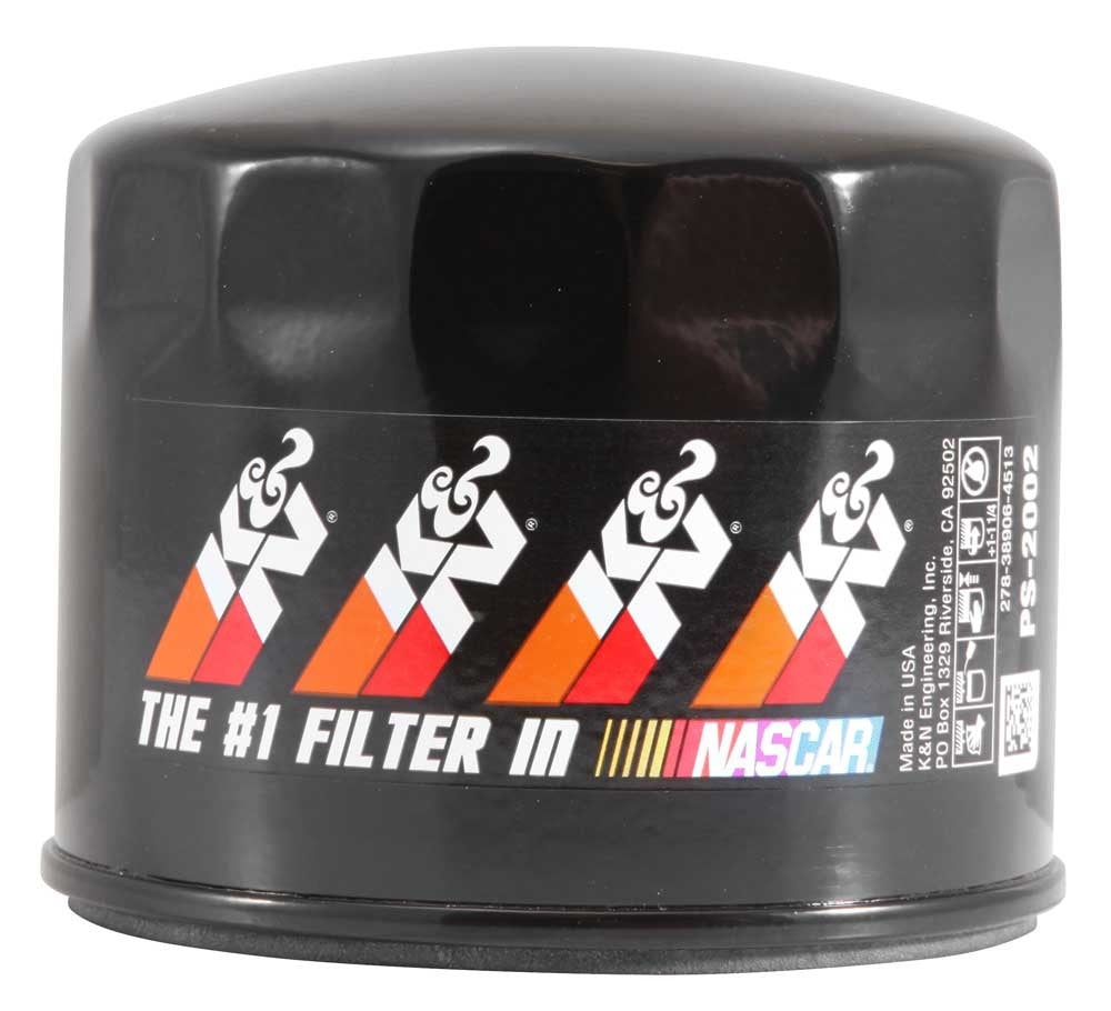 K&N Engineering K&N Oil Filter 3.688in OD x 4.688in H for Buick/Cadillac/Chevrolet/Dodge/GMC/Pontiac/Oldsmobile PS-2002