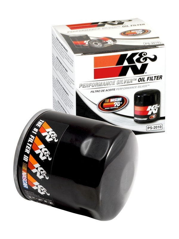 K&N Engineering K&N Oil Filter for Ford/Lincoln/Mercury/Mazda/Chrysler/Dodge/Jeep/Cadillac/Ram 3.656in OD x 4in H PS-2010