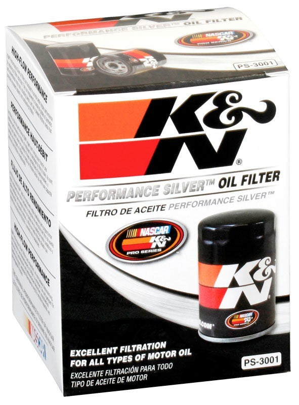 K&N Engineering K&N Oil Filter for Ford/Audi/VW/Toyota/Mercury/Mazda/Nissan/Dodge/Lincoln/Volvo 3.656in OD PS-3001