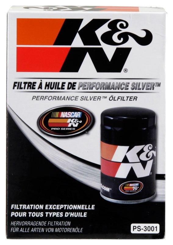 K&N Engineering K&N Oil Filter for Ford/Audi/VW/Toyota/Mercury/Mazda/Nissan/Dodge/Lincoln/Volvo 3.656in OD PS-3001