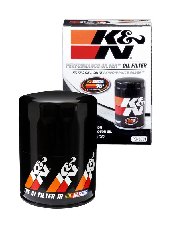 K&N Engineering K&N Oil Filter for Ford/Audi/VW/Toyota/Mercury/Mazda/Nissan/Dodge/Lincoln/Volvo 3.656in OD PS-3001
