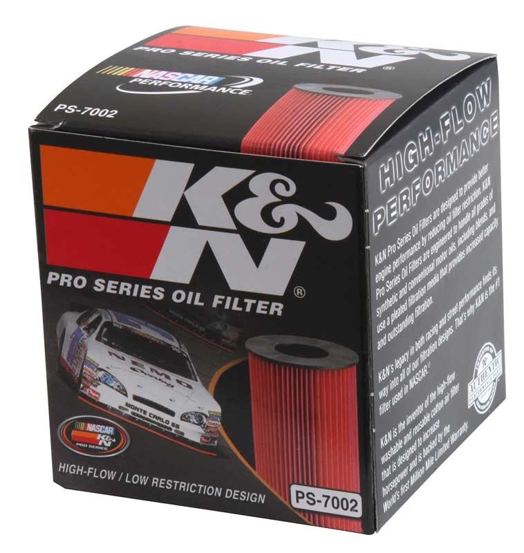 K&N Engineering K&N Pro Series Oil FIlter 1.125in ID x 2.969in OD x 3in H for Volvo 464/C70/S40/S60/S70/S80/V40/V70 PS-7002