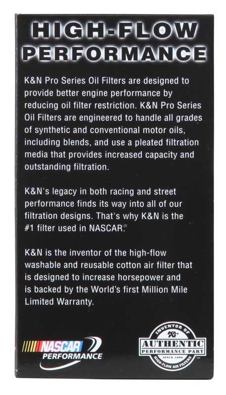 K&N Engineering K&N Oil Filter for Oldsmobile Intrigue/Aurora / Cadillac CTS/SRX / Pontiac G8 / Saab 9-3/9-5 PS-7003
