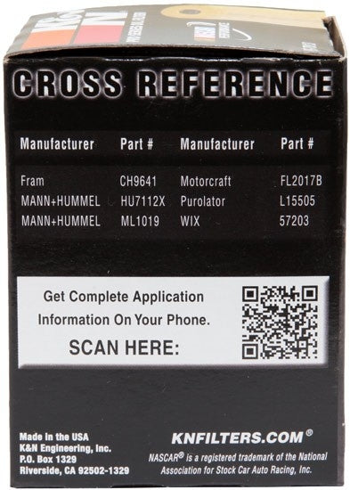 K&N Engineering K&N Oil Filter for Mazda 3/5/6/CX-7/Mazdaspeed3/6 / Ford Escape/Fusion / Mercury Mariner/Milan PS-7013