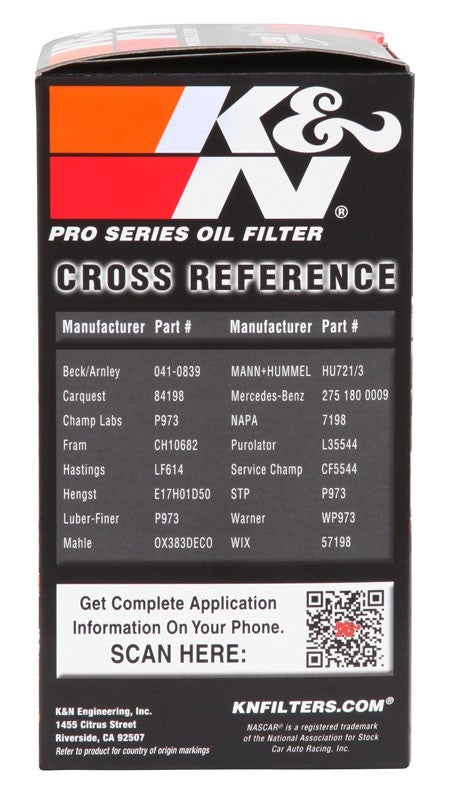K&N Engineering K&N Oil Filter for 04-15 Mercedes Benz PS-7033