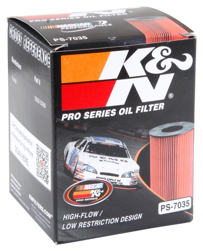 K&N Engineering K&N Oil Filter for 15-16 Hyundai Genesis Sedan 3.8L V6 PS-7035