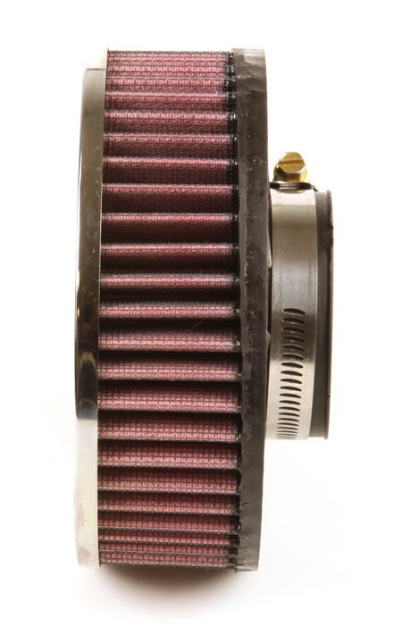 K&N Engineering K&N Universal Chrome Filter 2 9/16 Flange / 6in OD / 2in H / CR TP V RA-066V