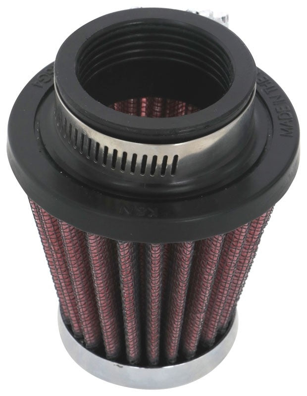 K&N Engineering K&N Universal Round Tapered Chrome Filter 1.563in Flange ID x 3in Base OD x 2in Top OD x 3in H RC-2310