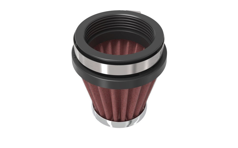K&N Engineering K&N Universal Chrome Filter 2.125 in Flange ID / 3in Base OD / 2in Top OD / 2.75in Height RC-2340