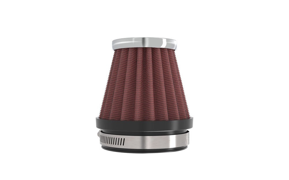K&N Engineering K&N Universal Chrome Filter 2.125 in Flange ID / 3in Base OD / 2in Top OD / 2.75in Height RC-2340