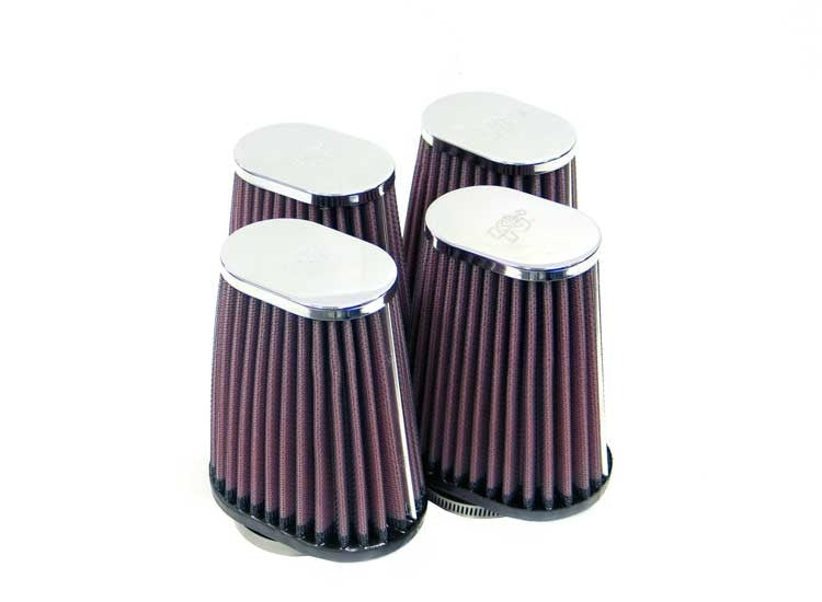 K&N Engineering K&N 2in FLG 4 X 2-3/4in B 2 X 3in T 5in L (4 PER BOX) Universal Clamp-On Air Filter RC-2774