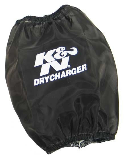 K&N Engineering K&N Black DryCharger Round Tapered Air Filter Wrap 5.5in Base ID x 4.5in Top ID x 6.5in H RC-4630DK