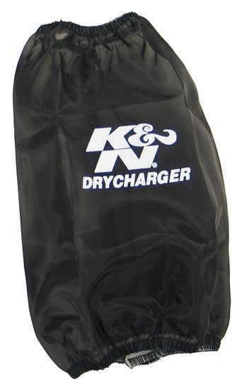 K&N Engineering K&N Black DryCharger Round Tapered Air Filter Wrap 5in Base ID x 4in Top ID x 7.875in H RC-4690DK