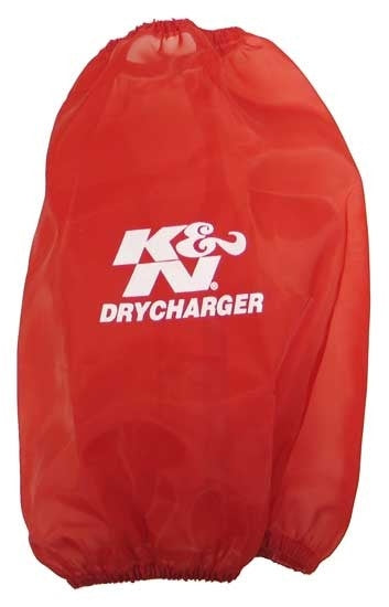 K&N Engineering K&N Round Tapered Drycharger Air Filter Wrap-Red 7.5in Base ID x 4.5in Top ID x 9in H RC-5046DR