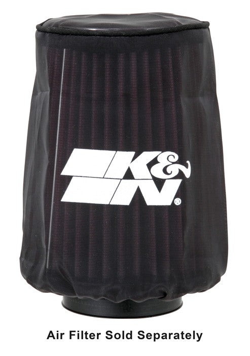 K&N Engineering K&N 4.5in Base ID x 3.5in Top ID x 6in H - Black - Round Tapered - DryCharger Air Filter Wrap RC-5062DK