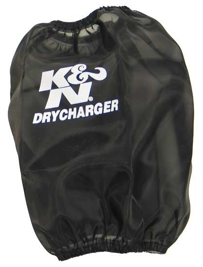 K&N Engineering K&N Round Tapered Drycharger Air Filter Wrap - Black 5in Top ID x 6in Base ID x 7in H RC-5100DK