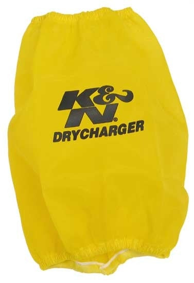 K&N Engineering K&N Round Tapered Drycharger Air Filter Wrap - Yellow 5in Top ID x 6in Base ID x 7in H RC-5100DY