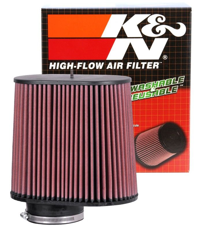 K&N Engineering K&N Universal Chrome Filter 4inch FLG / 9.5 inch X 6.75 inch Base / 9 inch X 5.5 Inch Top / 8 5/16 i RC-5102