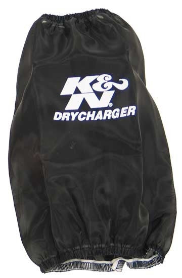 K&N Engineering K&N Drycharger Round Tapered Air Filter Wrap - Black Open Top 6in Base ID / 4.5in Top ID / 8in H RC-5106DK