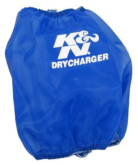 K&N Engineering K&N Drycharger Round Tapered Air Filter Wrap - Blue Open Top 7.5in Base ID / 4.5in Top ID / 6.5in H RC-5107DL