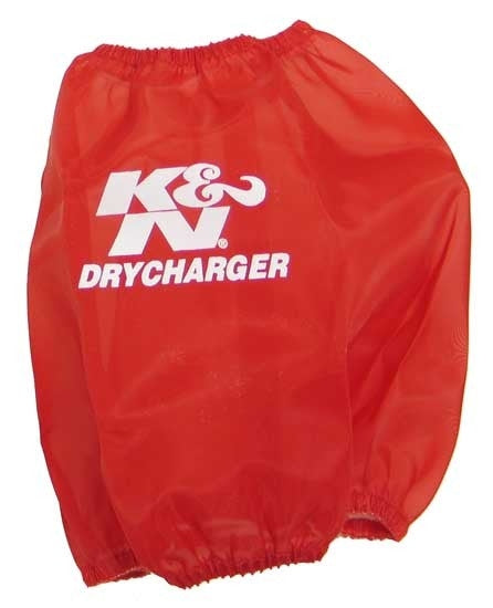 K&N Engineering K&N Drycharger Round Tapered Air Filter Wrap - Red Open Top 7.5in Base ID / 4.5in Top ID / 6.5in H RC-5107DR