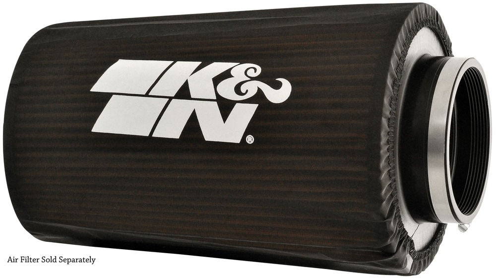 K&N Engineering K&N Round Tapered Drycharger Air Filter Wrap 8in B ID x 6.625in T ID x 10.5in H RC-5166DK