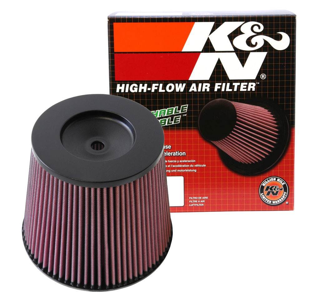 K&N Engineering K&N Universal Round Tapered Filter 6in Flange ID x 9in Base OD x 6.625in Top OD x 7.5in Height RC-5282