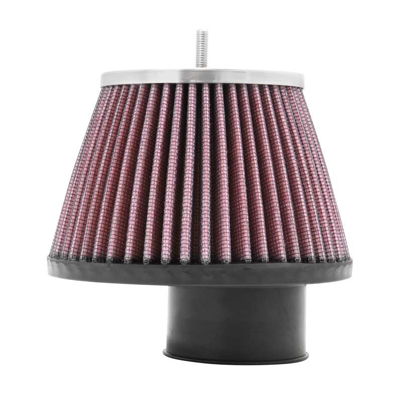 K&N Engineering K&N Universal Air Filter 2in Flange ID x 5-3/16in Base OD x 3-1/2in Top OD w/Stud x 3-7/16in Height RC-8350