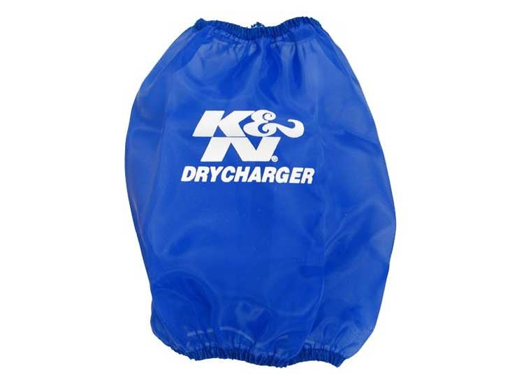 K&N Engineering K&N Drycharger Round Tapered Air Filter Wrap 6.5in Base ID/4.5in Top ID/7in H - Blue RF-1032DL