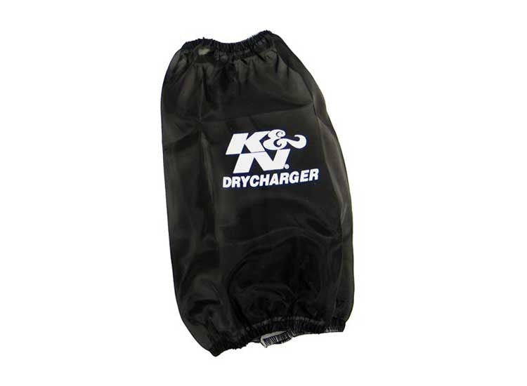 K&N Engineering K&N Black Drycharger Oval Tapered Air Filter Wrap 4.5in Top IW / 5.75in Base IW / 7.5in Height RF-1034DK