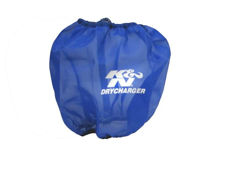 K&N Engineering K&N Blue Drycharger Oval Tapered Air Filter Wrap 4.5in Top IW / 5.75in Base IW / 7.5in Height RF-1034DL