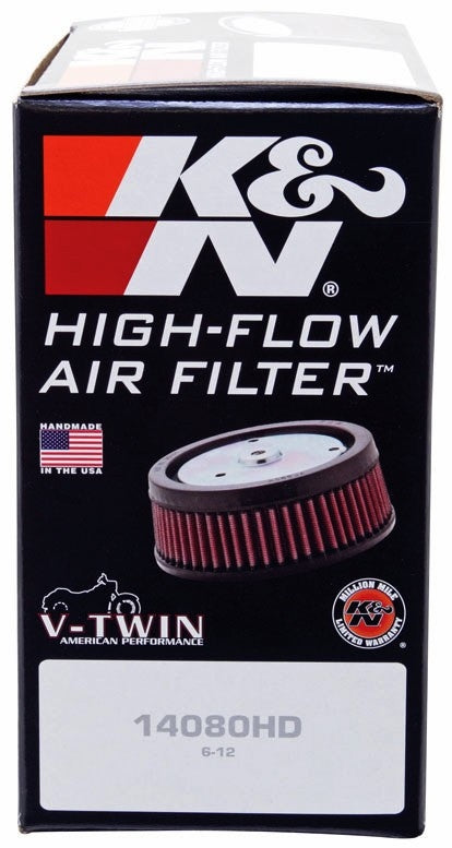 K&N Engineering K&N 4in ID / 5.5in OD / 2in H Custom Assembly Filter designed to fit Harley-Davidson Motorcycle RK-3201