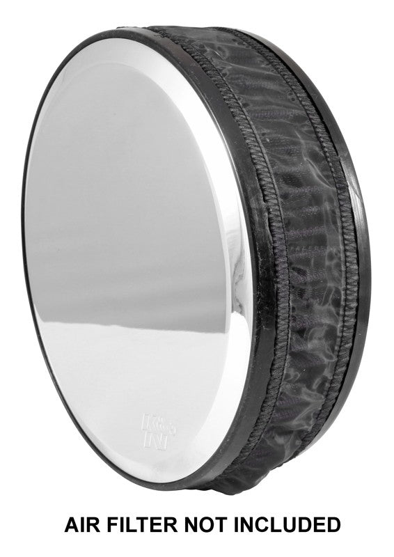 K&N Engineering K&N Air Filter Wrap Black Round for Harley Davidson 91-97 Sportster/Glide/Softail/Fat Boy/Low Rider RK-3901PK