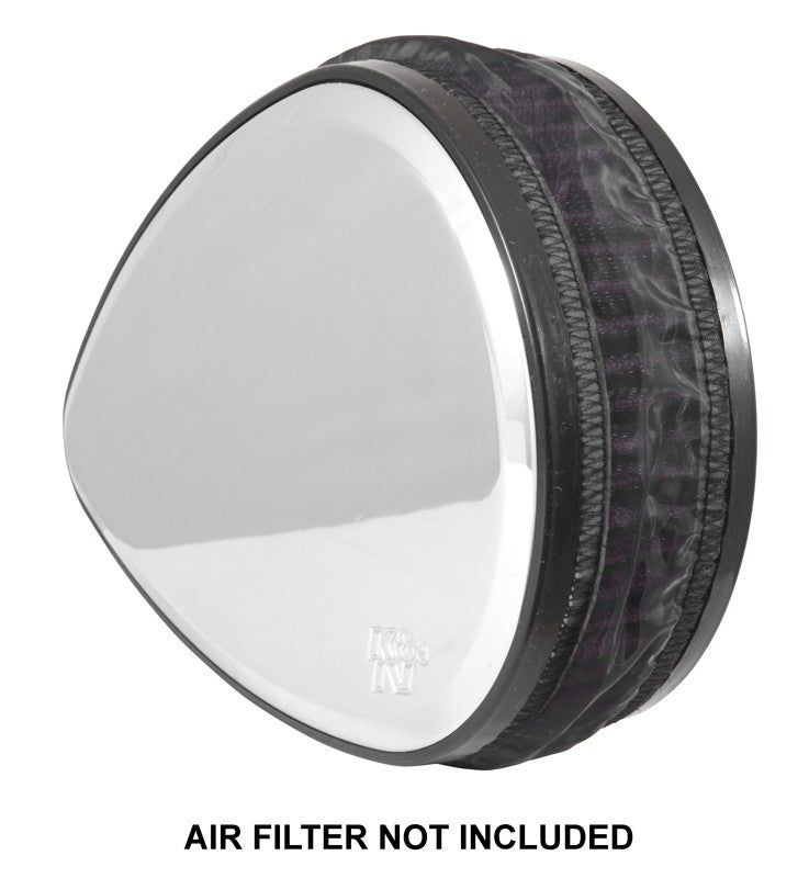 K&N Engineering K&N Air Filter Wrap Black Oval for Harley Davidson 91-97 Sportster/Glide/Softail/Fat Boy/Low Rider RK-3902PK
