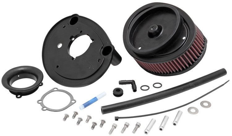K&N Engineering K&N Oval Red 9in Intake System for Harley Davidson RK-3910-1