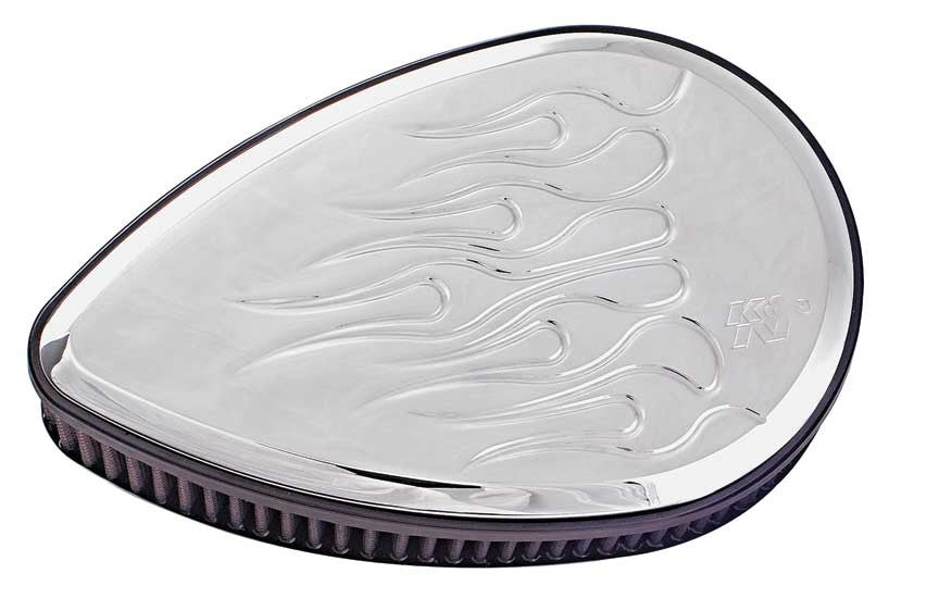 K&N Engineering K&N Filter Kit for Harley Davidson 92-97 Electra/Tour/Sport/Super/Dyna Glide / Softail Tear Flamed RK-3922