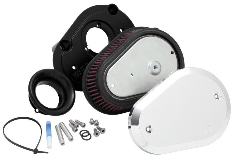 K&N Engineering K&N Intake System for Harley Davidson - Color (Red) - Style (Triangle) - Size (6-8) RK-3932