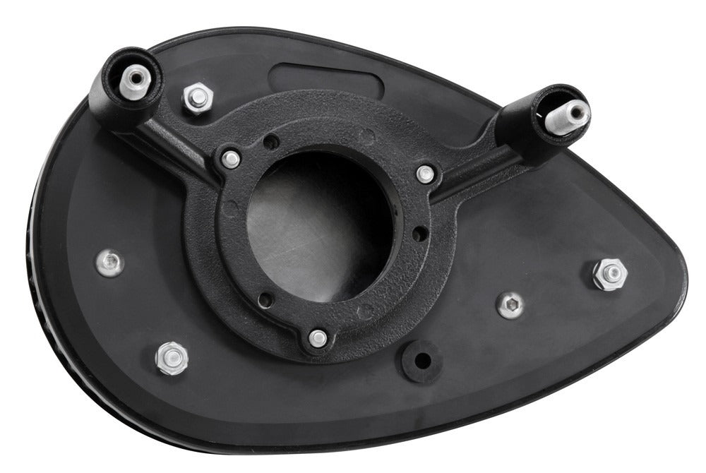 K&N Engineering K&N Street Metal Intake System for Harley Davidson - Color (Red) - Style (Round) - Size (9-11 Flux) RK-3937