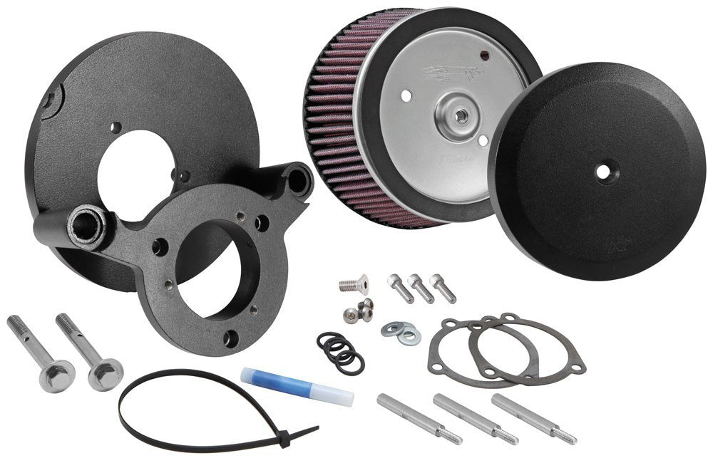 K&N Engineering K&N Street Metal Intake System - Hammer Black Large Capacity for Harley Davidson RK-3946XB