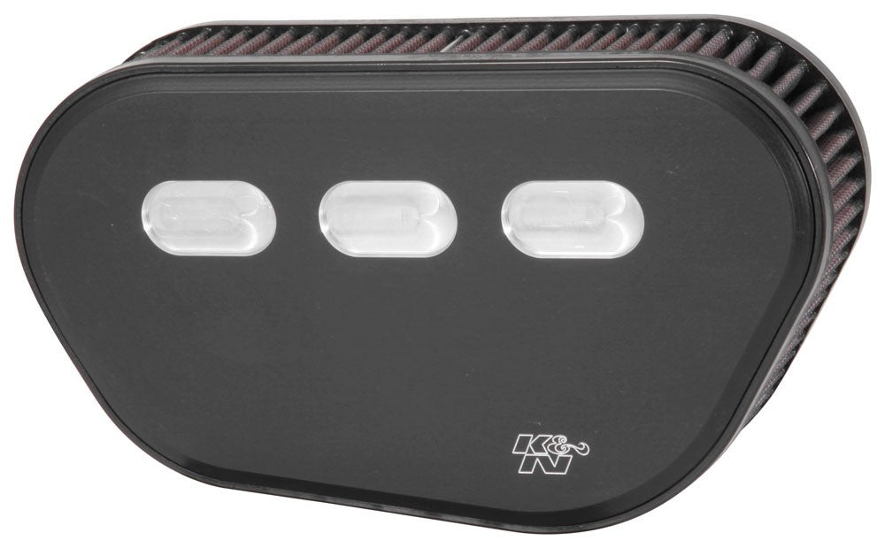 K&N Engineering K&N Street Metal Intake System - Big 8 Black for Harley Davidson RK-3948B