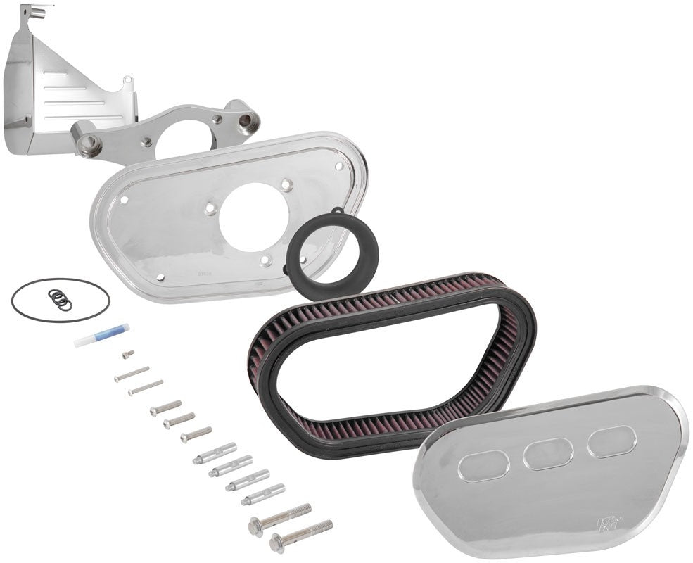 K&N Engineering K&N Street Metal Intake System - Big 8 Chrome Intake System-Harley Davidson RK-3948