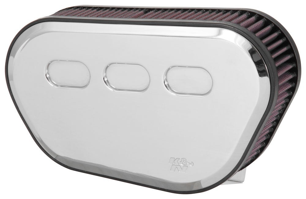 K&N Engineering K&N Street Metal Intake System - Big 8 Chrome Intake System-Harley Davidson RK-3948