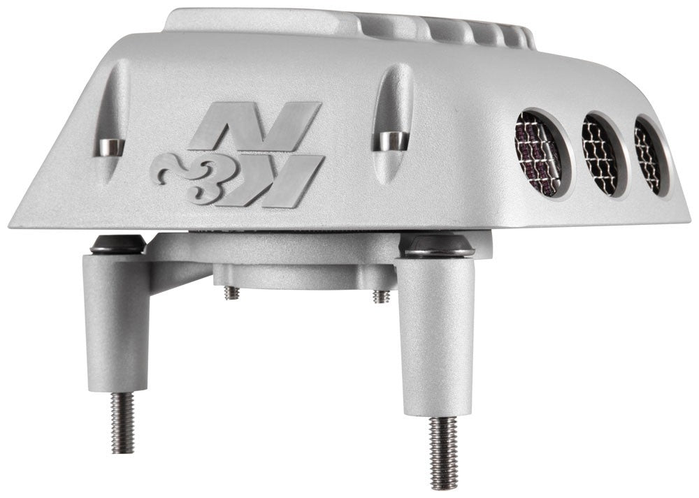 K&N Engineering K&N Street Metal Intake System 01-16 Harley Davidson Shaker Silver H/D Softail/Dyna Fl RK-3950S