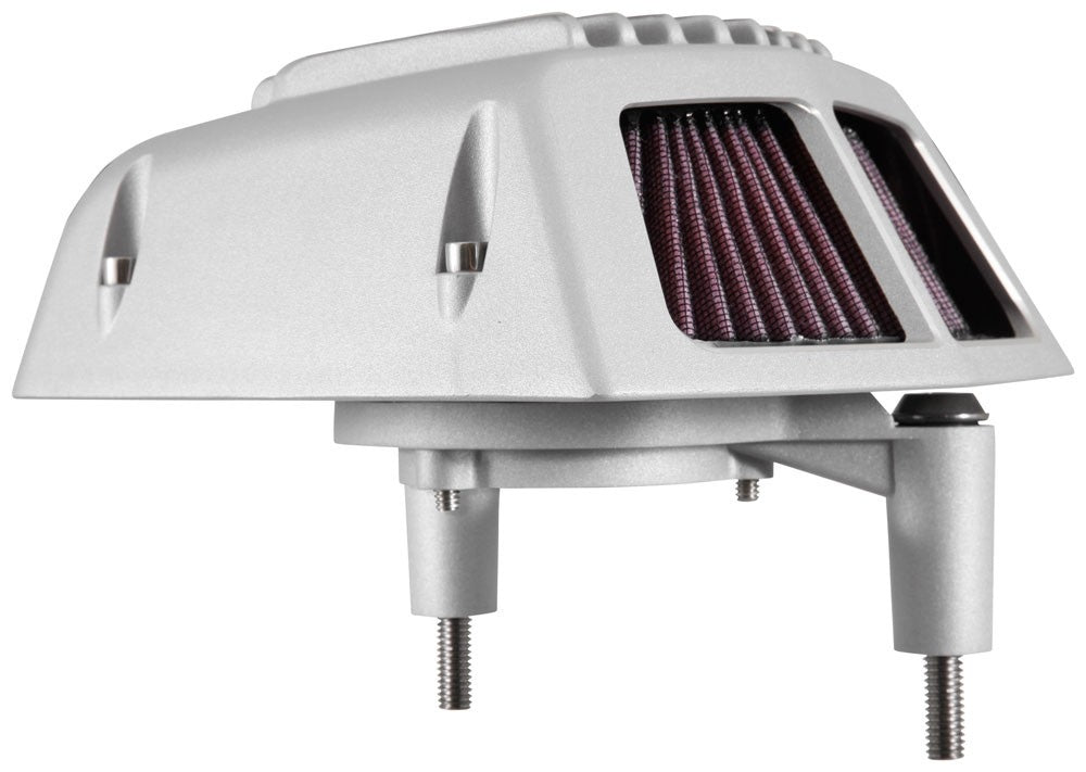 K&N Engineering K&N Street Metal Intake System 01-16 Harley Davidson Shaker Silver H/D Softail/Dyna Fl RK-3950S