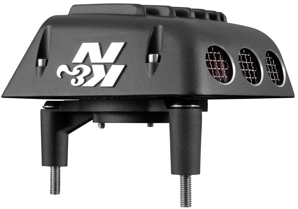 K&N Engineering K&N Street Metal Intake System for 01-16 Harley Davidson Softail/Dyna - Shaker Black RK-3950